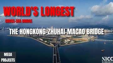 WORLD’S LONGEST CROSS-SEA BRIDGE: The Hong Kong-Zhuhai-Macao Bridge!有了港珠澳大桥，香港坐车到澳门只需35分钟！