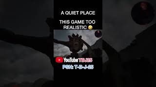 A Quiet Place Game Too Realistic #tbj25 #aquiteplace #gaming #livestreamer #horror