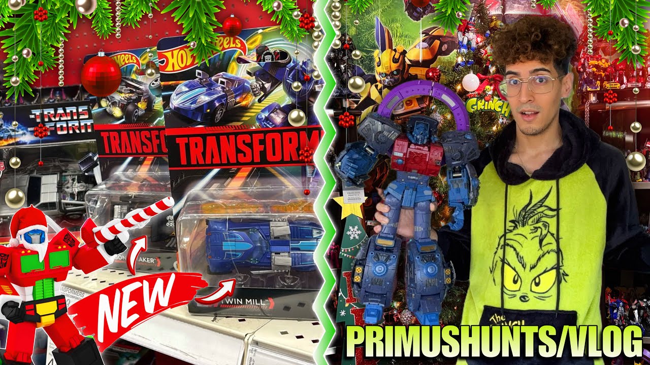 TRANSFORMERS x HOT WHEELS COLLAB SPOTTED🔥& MORE HOLIDAY SURPRISES👀 (PrimusHunts/Vlog) 