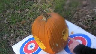 .444 Rifle Vs. Pumpkin