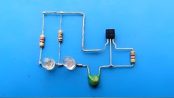 DIY Heat Sensor Circuit Using BC547 & 10K Thermistor | Simple Temperature Detector Project