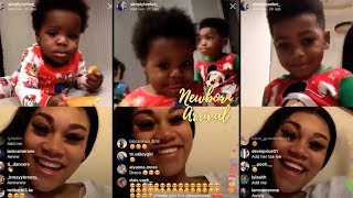 NBA Youngboy Pregnant Ex-Jania Talks To His Other Kids On IG Live!