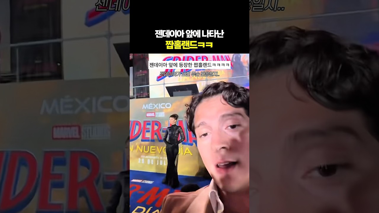 남편이랑 똑같이 생긴 팬을 본 젠데이아ㅋㅋ