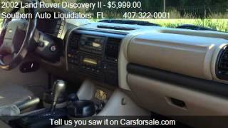 2002 Land Rover Discovery II Series II SD - for sale in Long