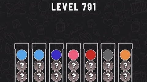 Ball Sort Puzzle Level 791 #ballsortpuzzle #ballsortpuzzlegameplay #puzzlegame #mobilegames