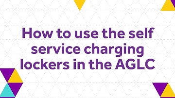 How to use the self service charging lockers in the AGLC - The University of Manchester Library