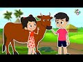 Gattu Chinki met Buffaloes | Animated Stories | English Cartoon | Moral Stories | PunToon Kids