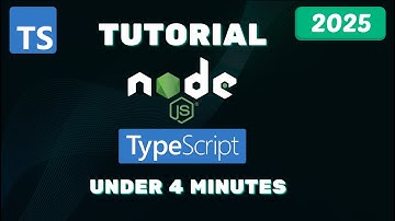 TypeScript Node/Express Setup Tutorial 🚀 – Complete Guide Under 4 Minutes