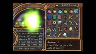 Dark Cloud 2 - Bonus - Maneater to Griffin Fork