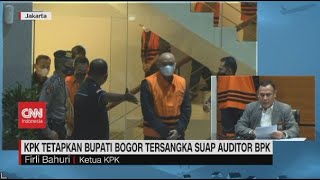 KPK Tetapkan Bupati Bogor Ade Yasin sebagai Tersangka Suap Auditor BPK