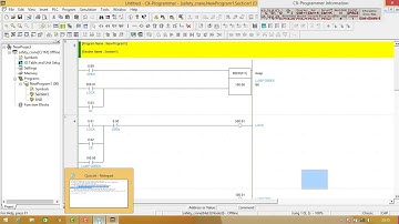 Simulasi Safety Crane Menggunakan CX-Programmer dan CX-Designer