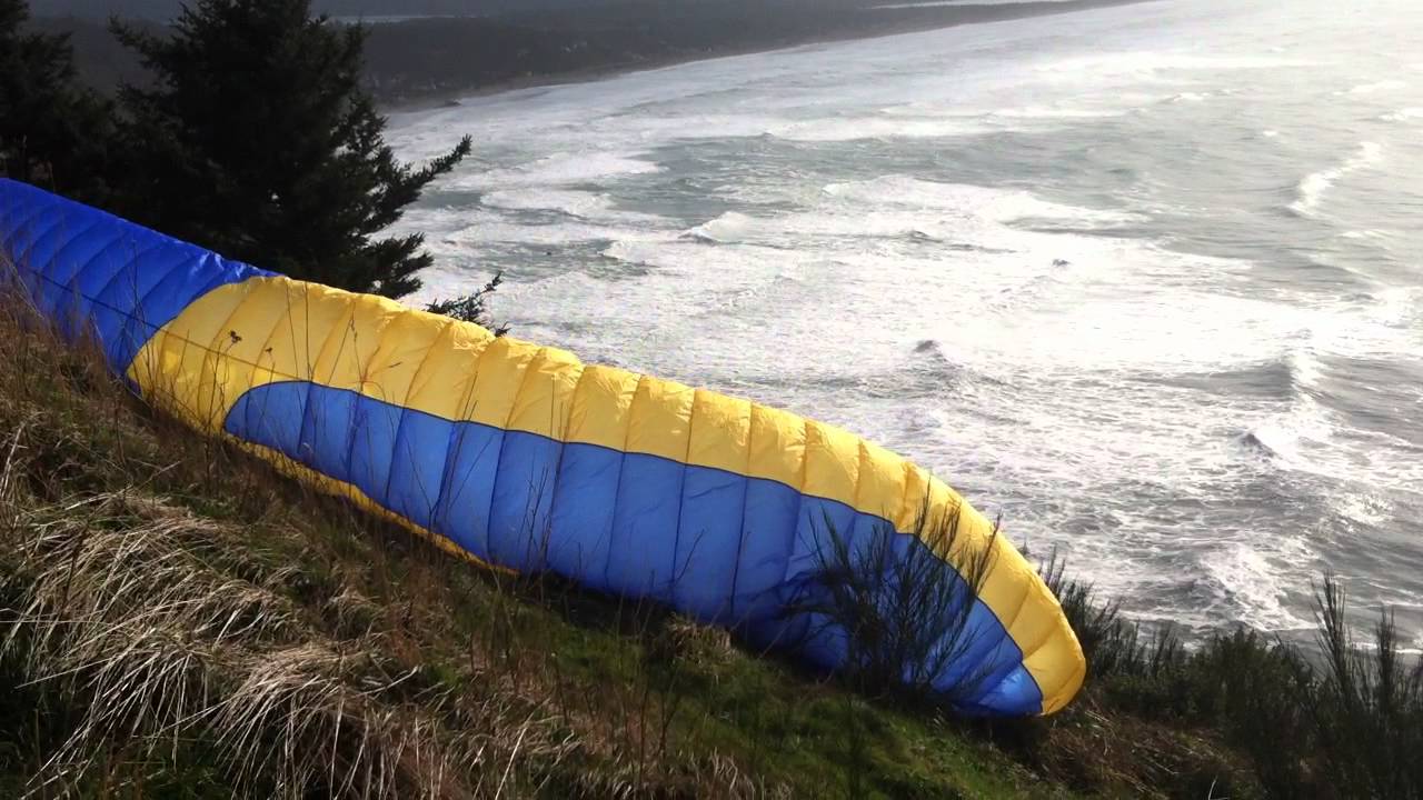 Cool Paragliding Launching Off a Cliff in Oregon YouTube