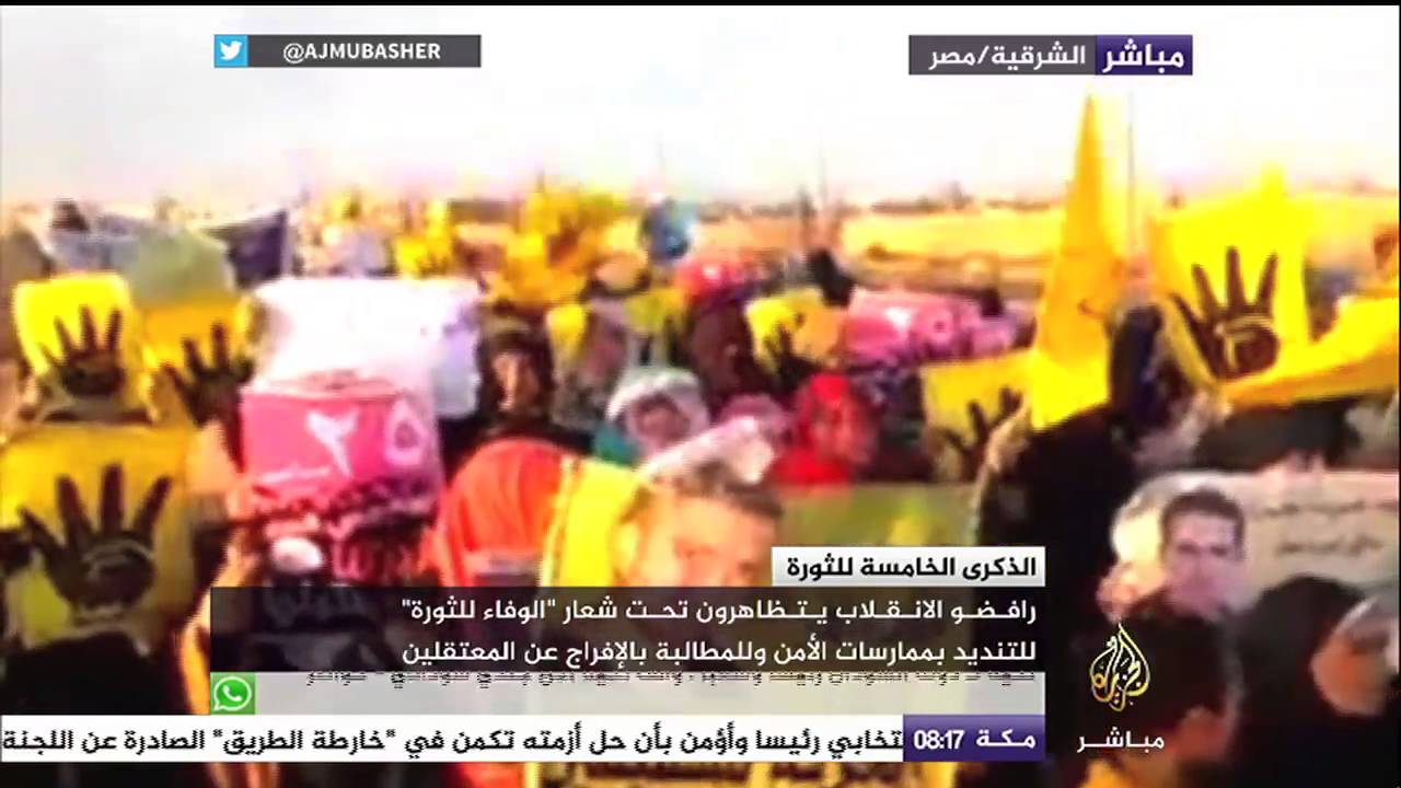 مظاهرات صباحية مناهضة للانقلاب العسكري في أسبوع  الوفاء للثورة المصرية