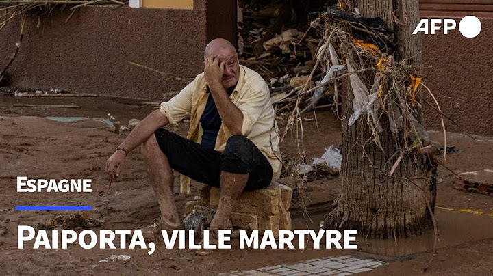 Inondation en Espagne: boue et chaos à Paiporta | AFP Images