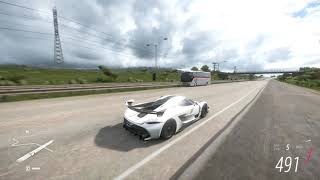 this bus trying to travel faster than jesko screenshot 3