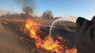 *Helmet Camera* Silver City VFD - Controlled Burn & Training Fire