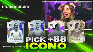 ME SALEN 2 ICONOS TOTY en el MISMO PICK de ICONO 88+ | FC24