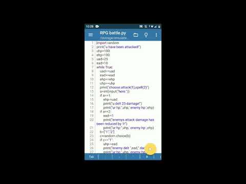 A little RPG game that I made on python