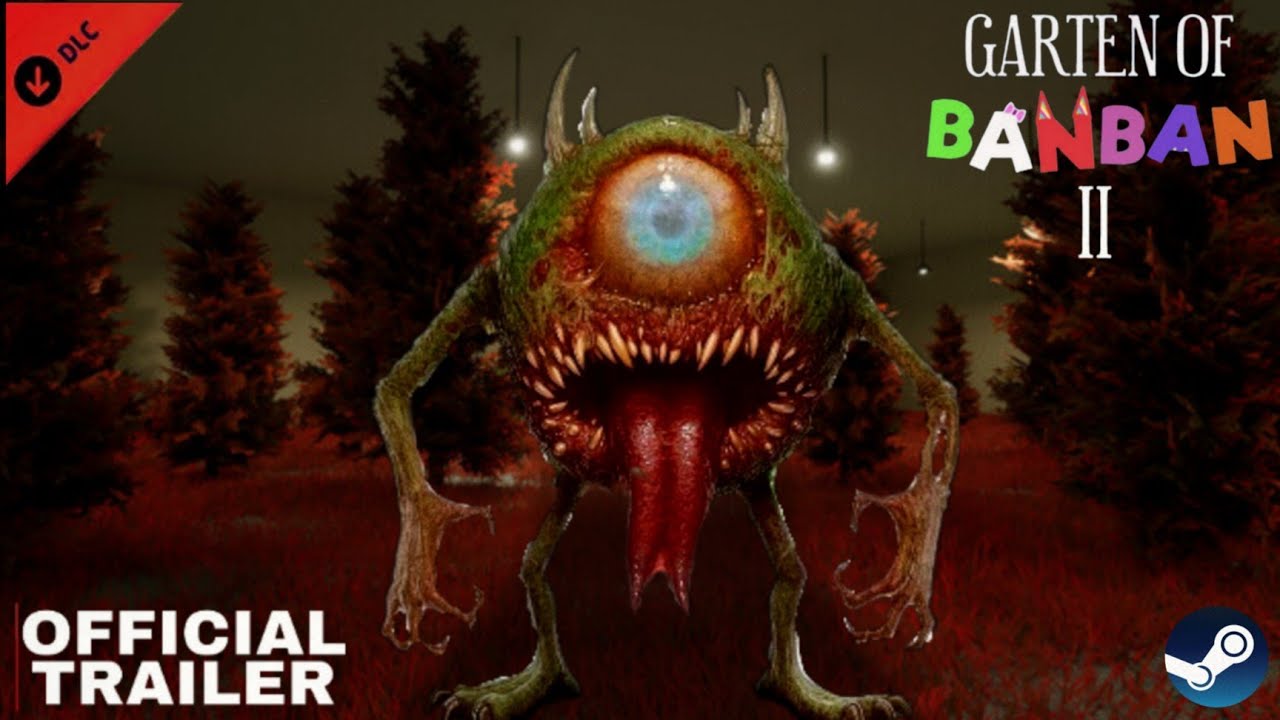 Garten of Banban 2 Official Trailer! #horror #gaming #videogames #scar