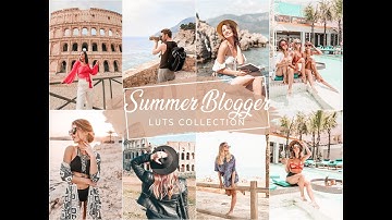 SUMMER BLOGGER VIDEO LUTS FOR FINAL CUT PRO, PREMIERE PRO AND DAVINCI RESOLVE