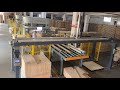 SF1000-2 wood pallet making machine with automatic block feeder