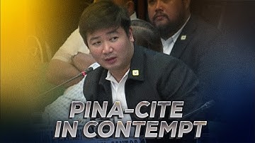 #BalitangA2Z | EX-DPWH ENGR. HERNANDEZ, PINA-CITE IN CONTEMPT NG BLUE RIBBON COMMITTEE