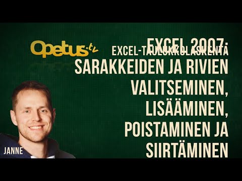 Video: Kuinka lukitaan tietyt sarakkeet Excelissä?