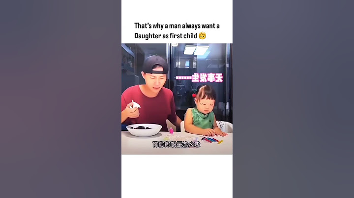 that's why a man always want a daughter as first child 😭💗🥺❤ #funny #family #love