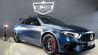 Matte PPF Conversion On The Mercedes-AMG A45 S