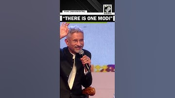 “There is only one Modi…” Jaishankar ‘corrects’ as he takes question from audience