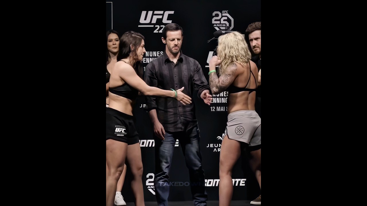 She kept trying to shake her opponent’s hand till the very end 