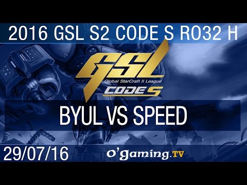 ByuL vs SpeeD - 2016 GSL S2 Code S - Groupe H Ro32