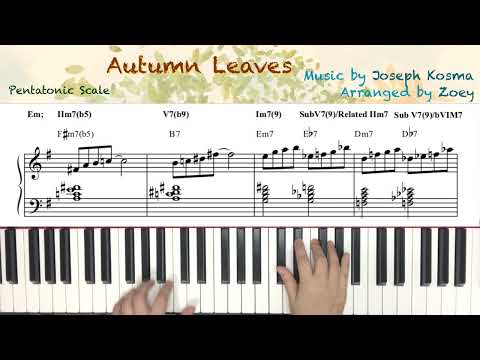 Autumn Leaves (scale) - Joseph Kosma