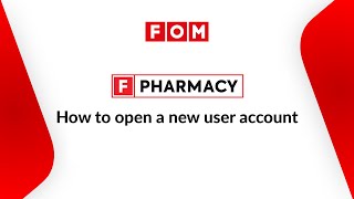 F-PHARMACY. How to open a new user account screenshot 4