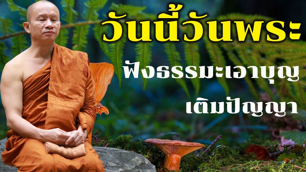 วันนี้วันพระฟังธรรมะเอาบุญเติมปัญญา