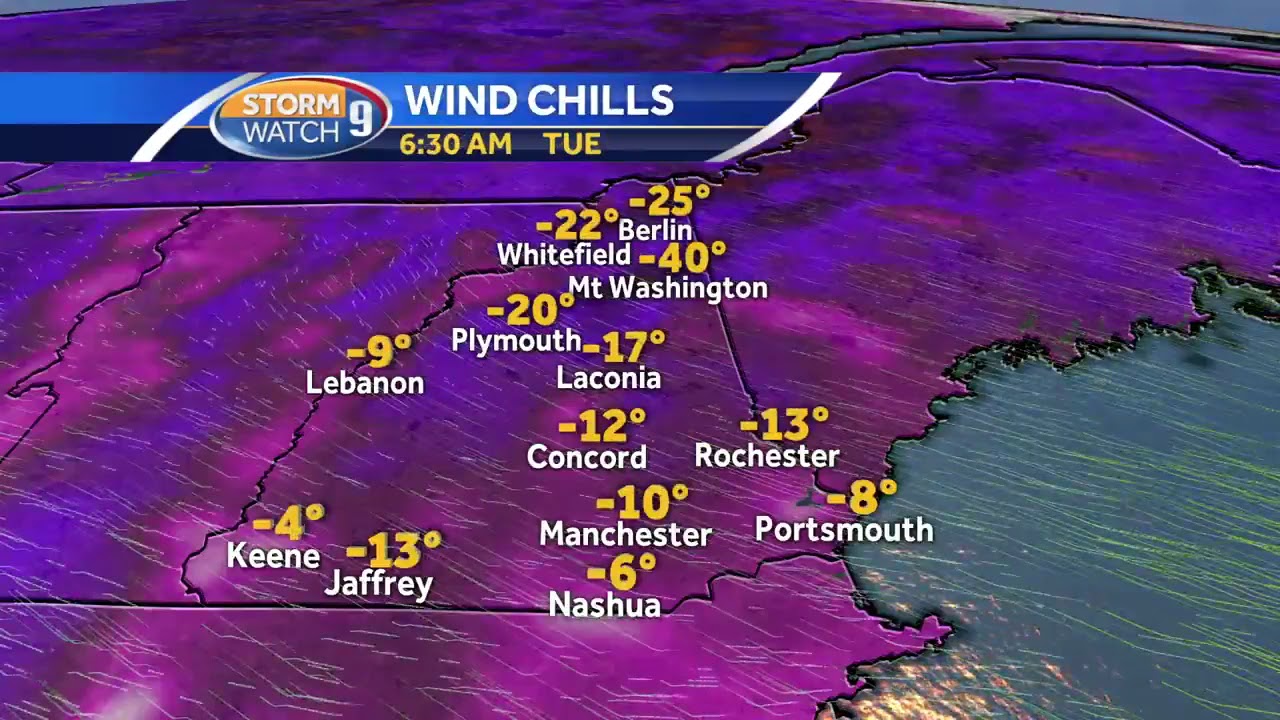 Watch: Brutally cold temperatures on first day of 2018 - YouTube