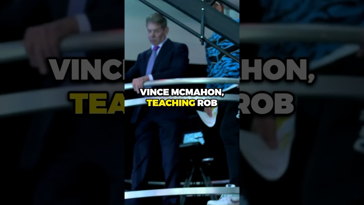 Vince McMahon Teaches Rob Gronkowski How To Jump Off 10 FOOT Platform!