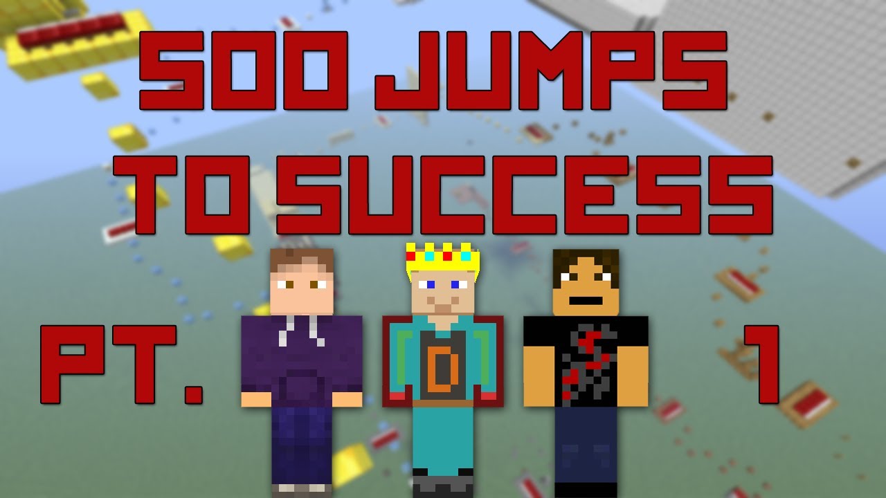 Minecraft Custom Map Mondays - 500 Jumps to Success: Part 1 - YouTube