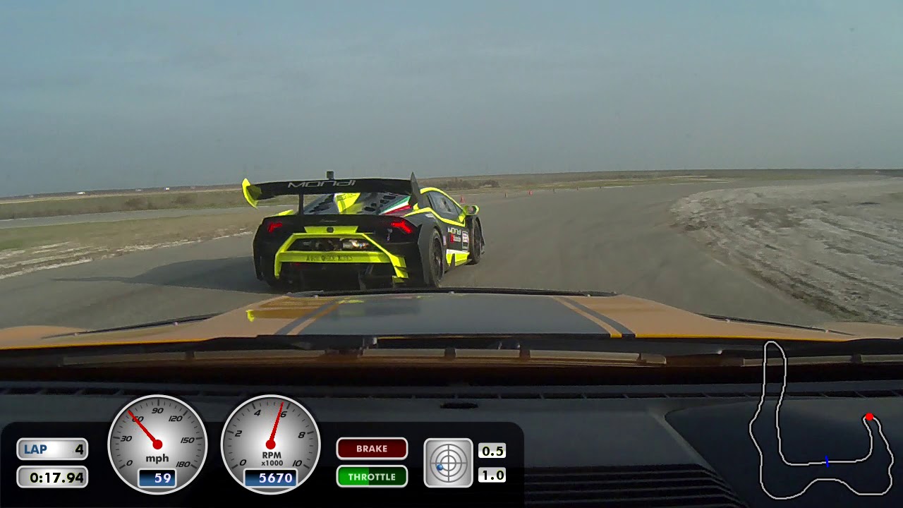 Mustang GT4 vs Lamborghini Super Trofeo at Buttonwillow Raceway