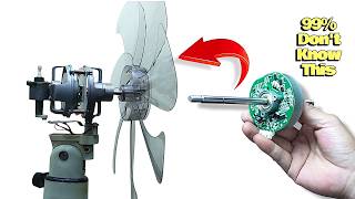 99% Don't Know This! Broken Printer Motor Becomes a Powerful Fan!
