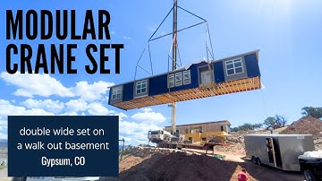 Modular Crane Set: Houses Suspended in the Middle of the Air!