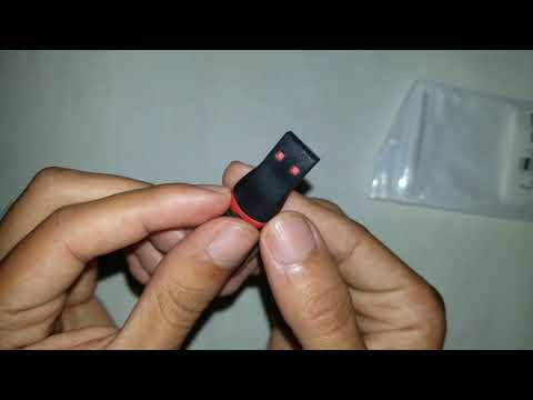 USB 2.0 Mini Micro SD T-Flash TF M2 Memory Card Reader - Black