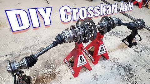 DIY Independent Rear Suspension Axle for a Crosskart Offroad Buggy || Making a Crosskart Axle