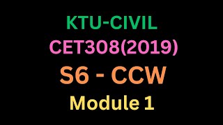 KTU CET308 CCW notesIKTUCCWModule1notes|comprehensive course work|CET308CCW|CET308|2019CCWnotes