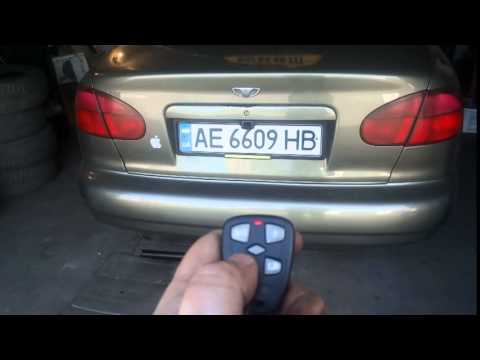 Lanos. Открытие багажника