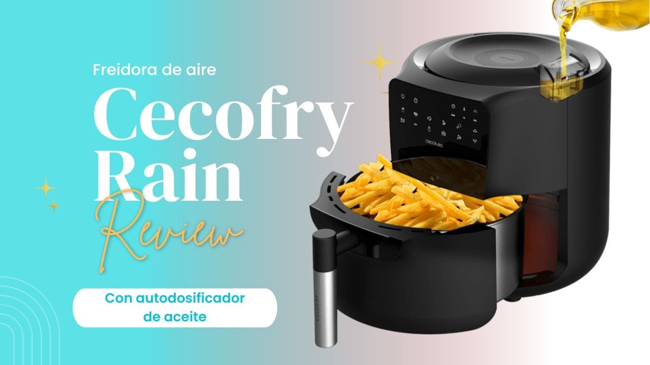 🔶 REVIEW de la Freidora de Aire Cecofry Rain ¡Súper Innovadora! 