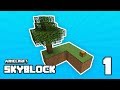 SKYBLOCK #1 - BRAND NEW ISLAND w/ImaFlyNMidget (Minecraft SkyBlock)