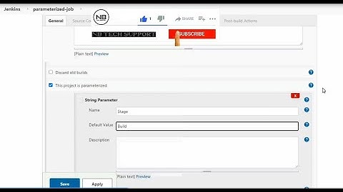Jenkins Create Parameterized Builds