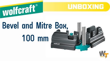 Wolfcraft Bevel and Mitre Box, 100 mm #unboxing