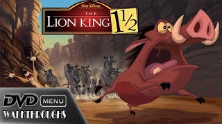 (Re-Upload) The Lion King 1 1/2 (2004) DvD Menu Walkthrough & Timon and Pumbaa's Virtual Safari 1.5